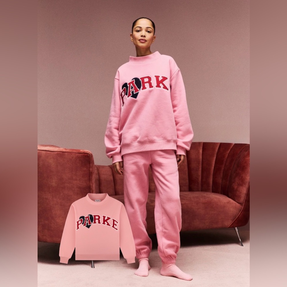Parke Jean Heart Varsity Mockneck L/XL